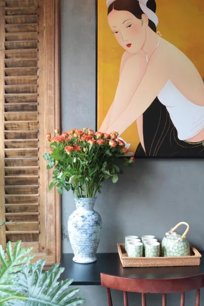 Indochine Rooftop room with balcony and ancient street view, 3' to Beer Street Tạ Hiện – Photos 15
